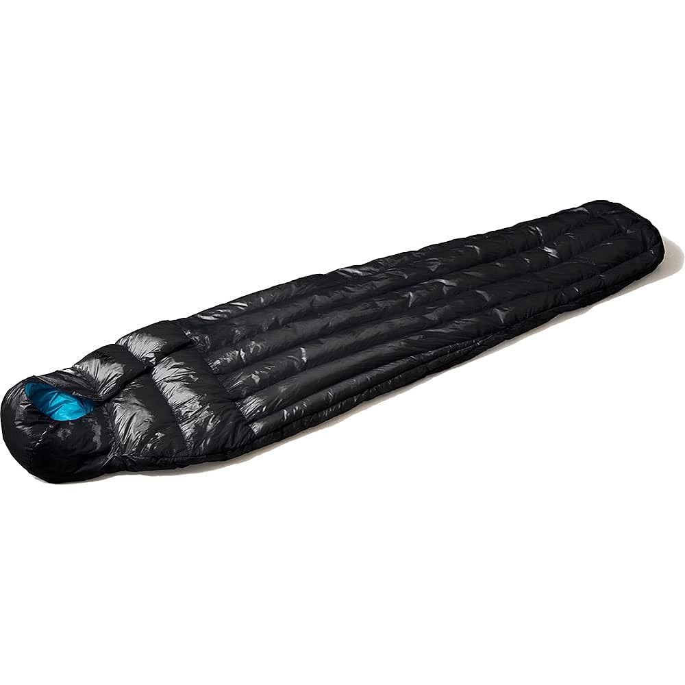 NANGA sleeping bag minimalism zero down water repellent mummy type MINIMARHYTHM ZERO black light gray black