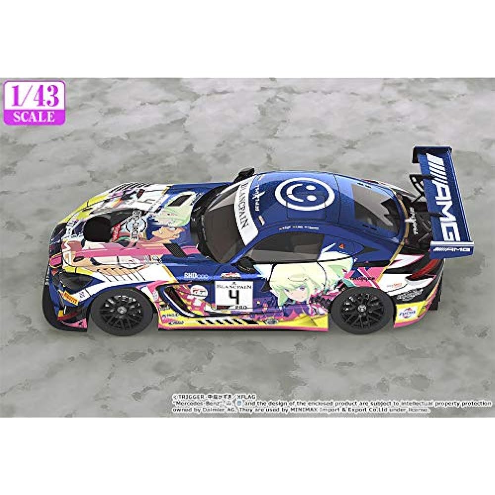 Promare 1/43#4 Mercedes-AMG Team Black Falcon 2019 SPA24H ver. 1/43 scale resin painted finished miniature car
