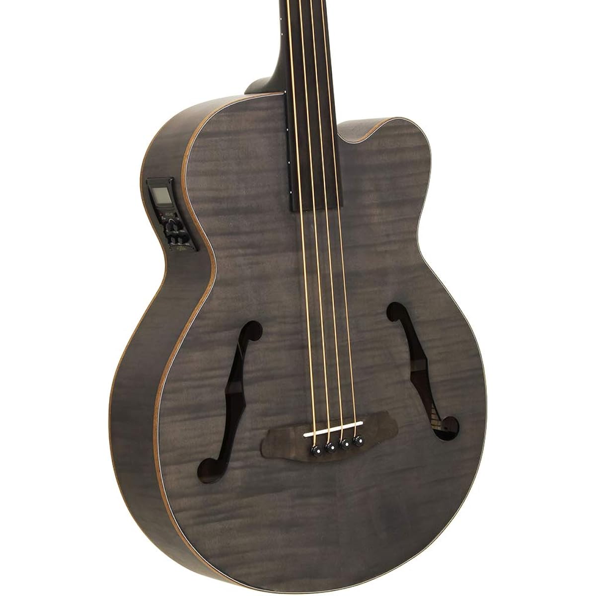 ARIA FEB-F2/FL Stain Black Electric Acoustic Bass Fretless Aria