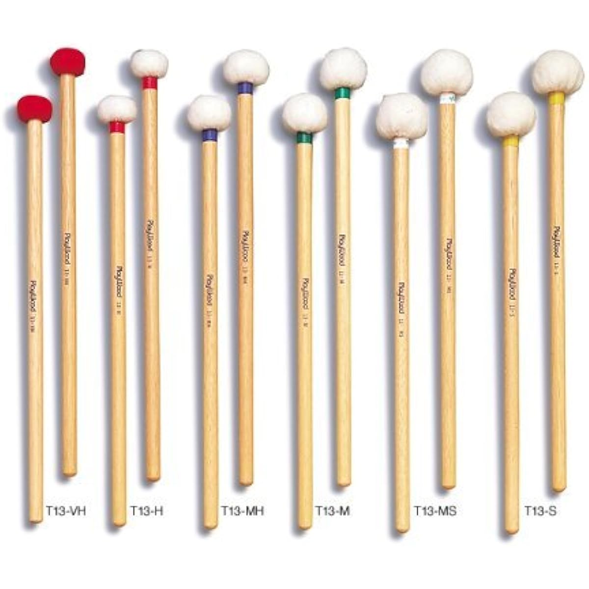 PLAY WOOD Timpani Mallet T-13 (Set of 6 types)