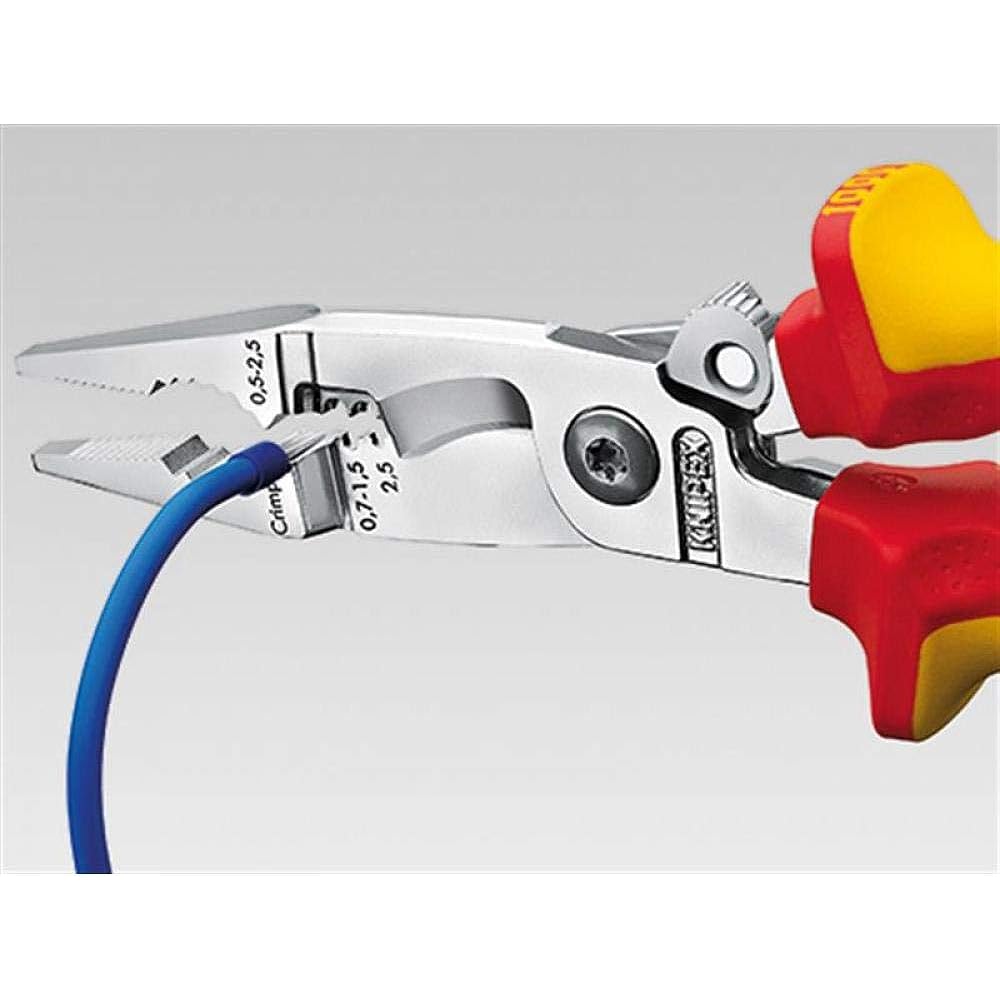 KNIPEX 1396-200 Insulated electro pliers (with spring) (SB)