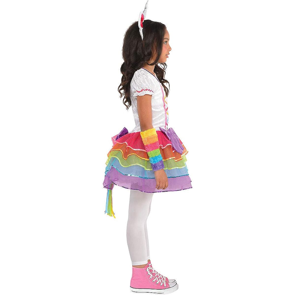 Girls Rainbow Unicorn Costume