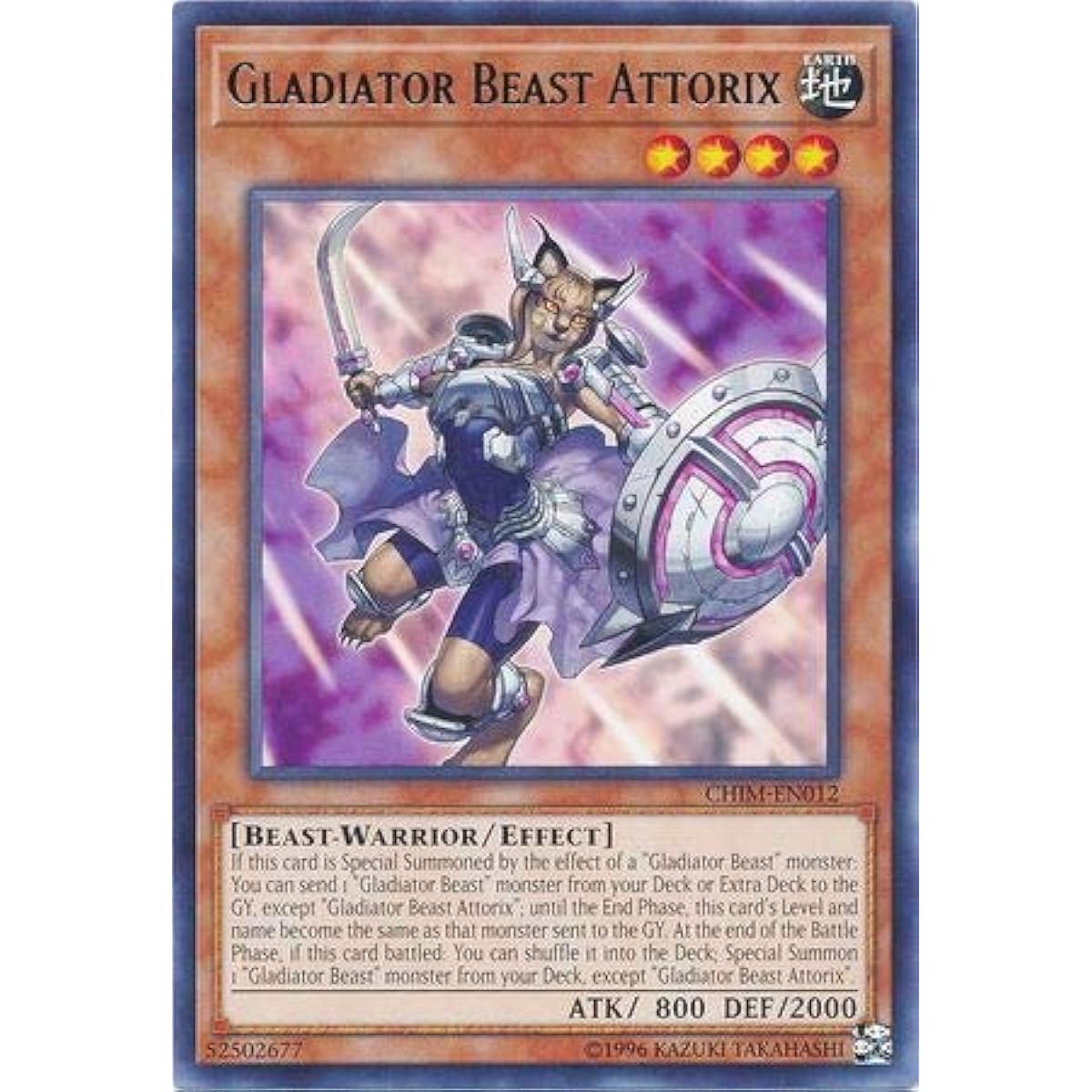 Gladiator Beast Atrix - CHIM-EN012 - Rare - Unlimited Edition