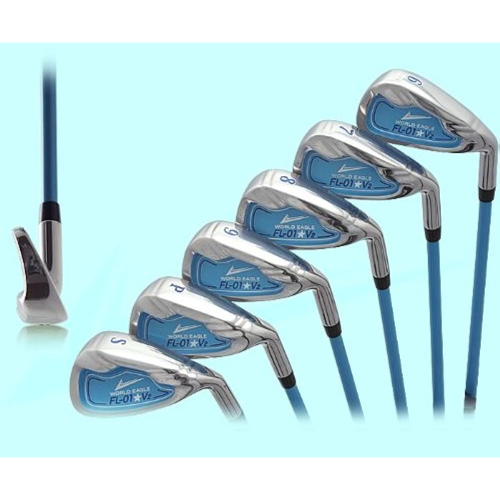 WORLD EAGLE FL-01-V2 Women's Iron Set Blue Right WE-JF01-iS-LR-BLL