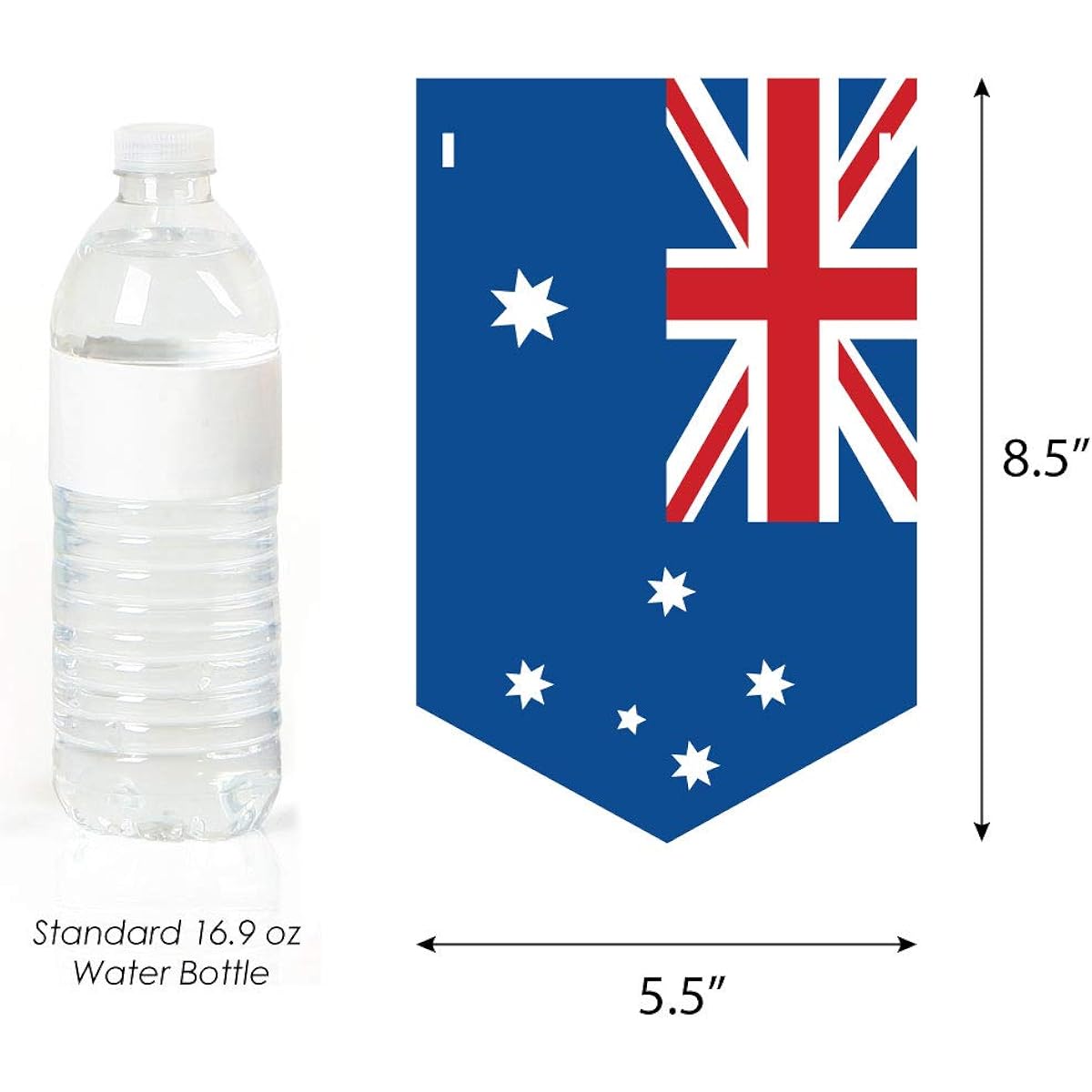 Big Dot of Happiness Australia Day - G'Day Mate Aussie Party Bunting Banner - Party Decorations - Happy Australian Day