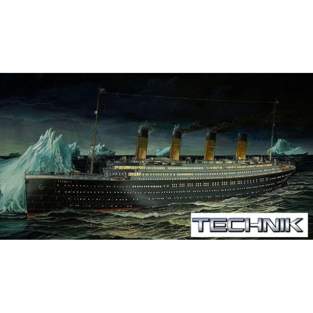 German Level 1/400 Level Technique Series RMS Titanic Plastic Model 00458
