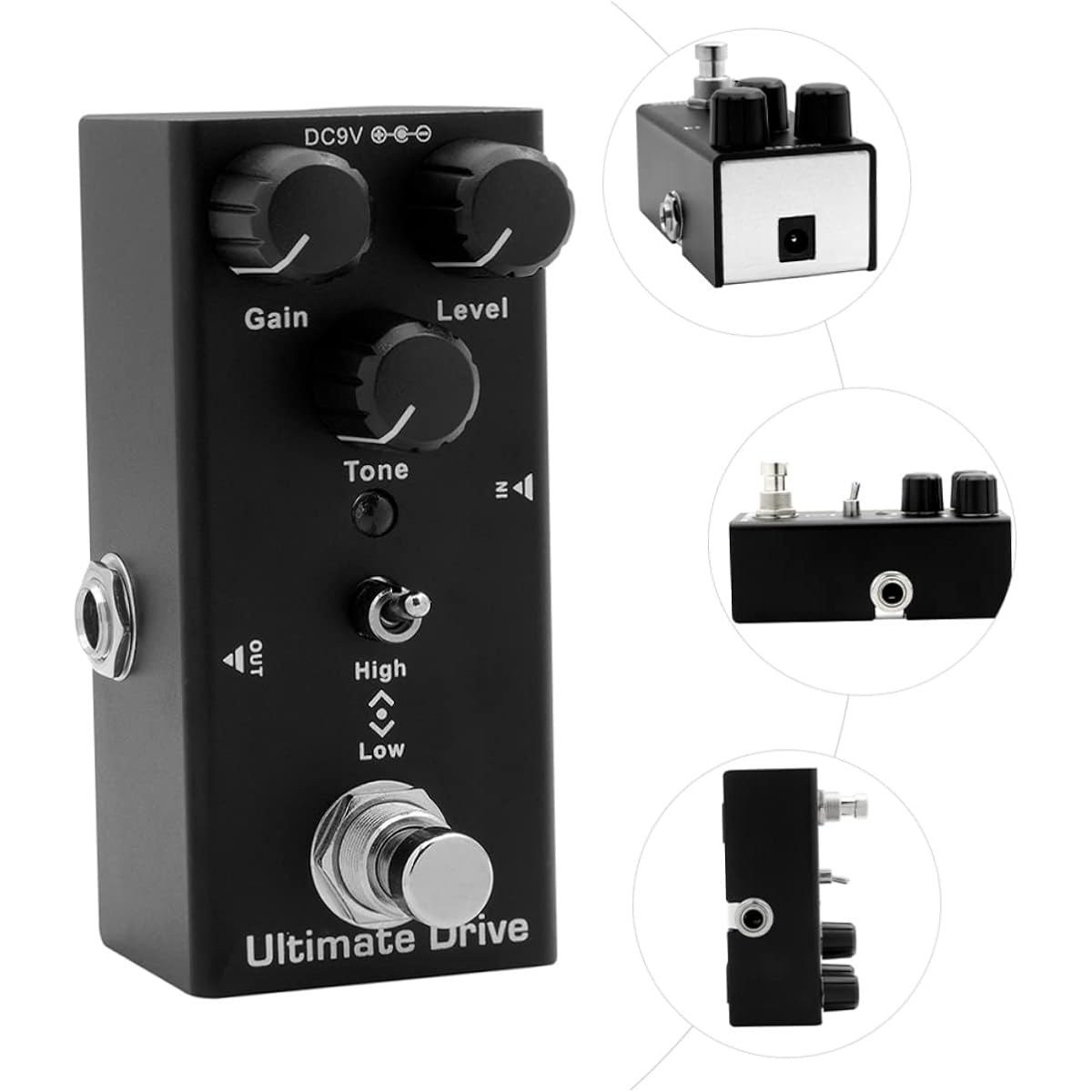 Vaguelly 4pcs Guitar Effect Bass Delay Pedal Electric Guitar Effector Strymon Looper Guitar Pedal Guitar Delay Electric Guitar Pedal Flashback Delay Pedal