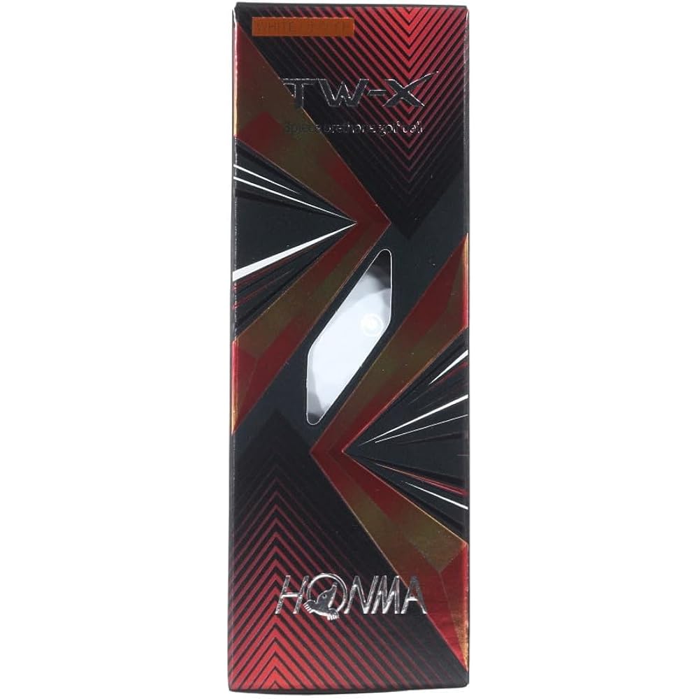 Honma Golf Ball TW-X TW-S 2021 1 Dozen 12 Balls White Yellow 3 Piece Tour Spin Distance TOUR WORLD Honma HONMA/TW-X_2021/White