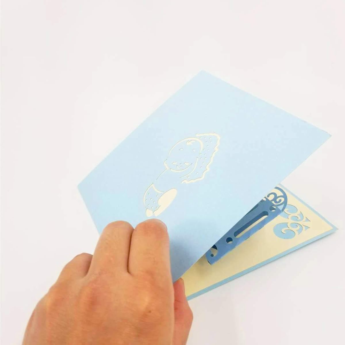 Pop Card Express Boy Crib Pop Up Card Newborn Greeting Card Newborn Gift Newborn Gift Baby Shower