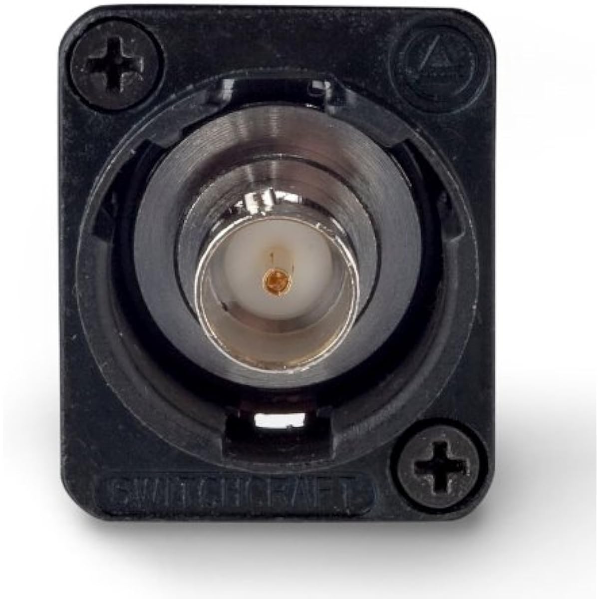 Switchcraft EHBNC2B 75 Ohm BNC Female-Female Feedthrough Panel Mount, Black Finish