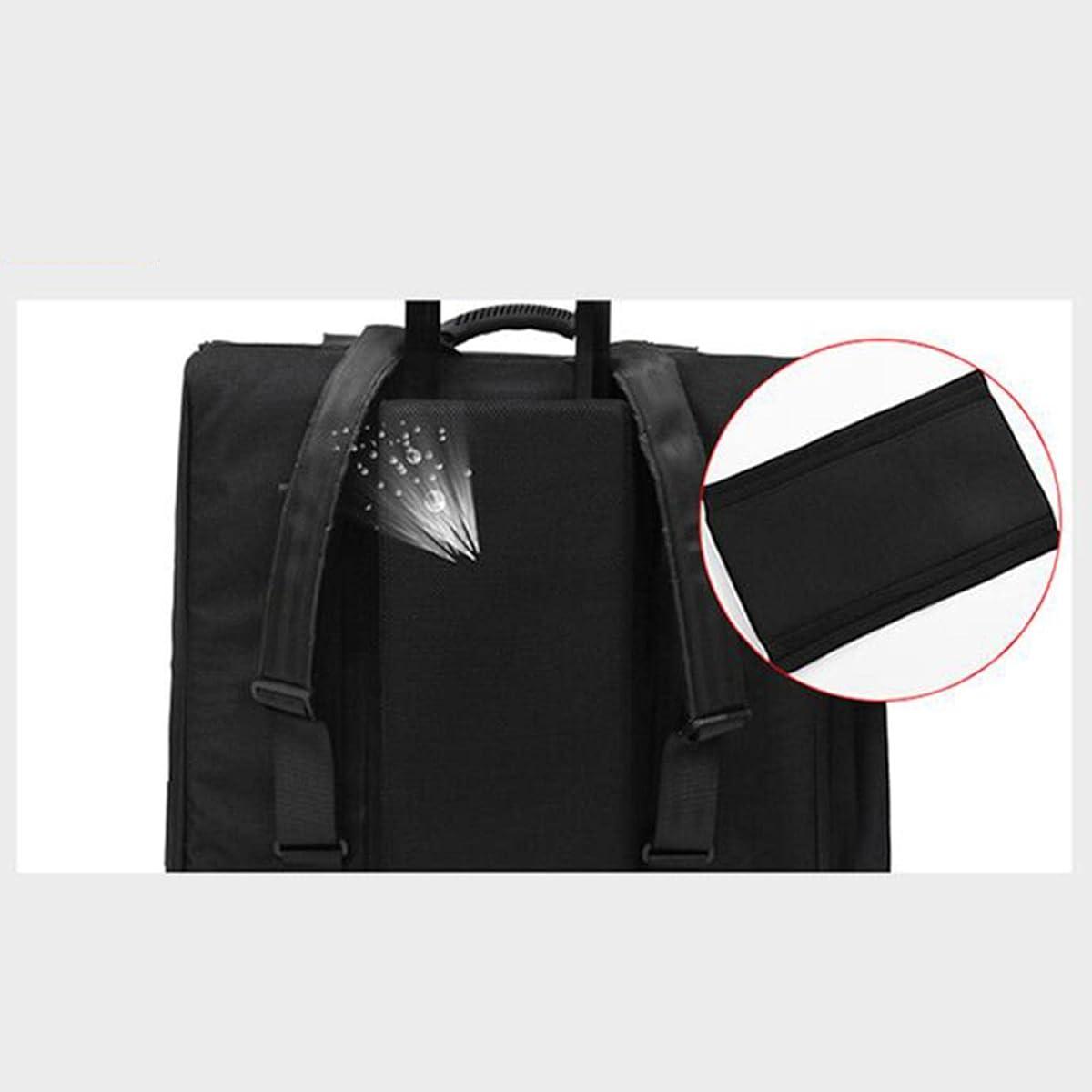 Accordion Concertina Bag Carrying Bag with Adjustable Straps Carrying Case for 120 Bass
