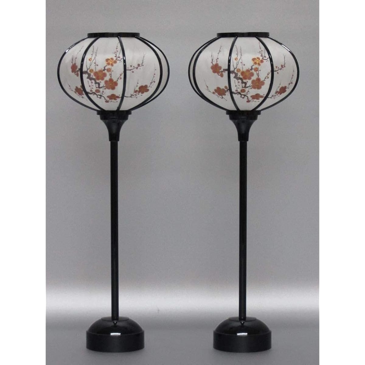 Cordless Lantern "Heisei No. 2 (Black)" Yukido (LED) 33cm Hina Doll Tools