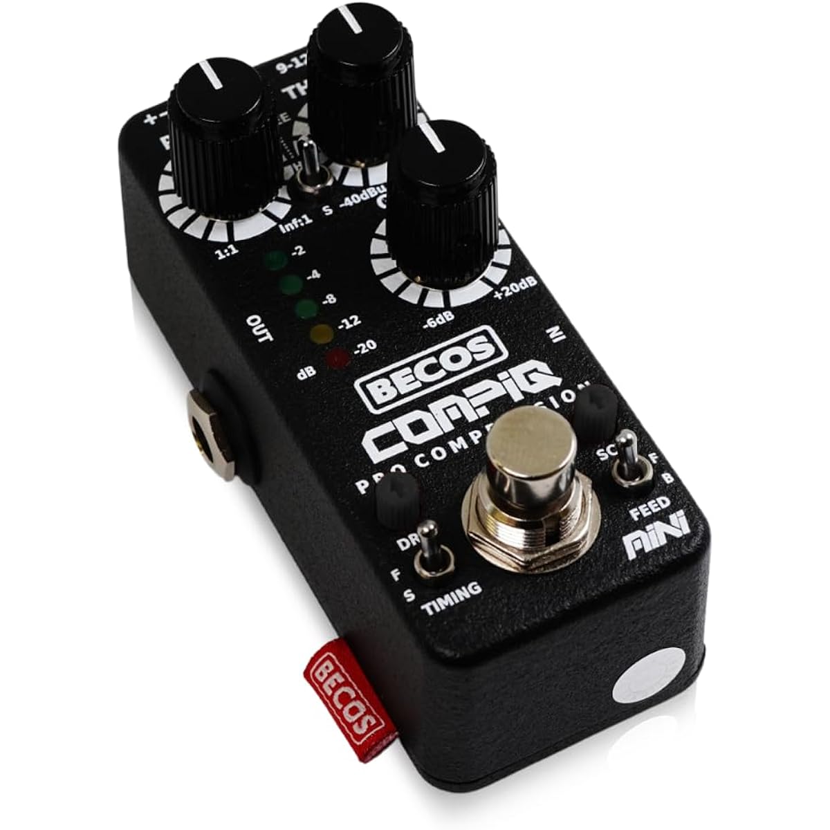 BECOS CompIQ MINI Pro V2.0 / Compressor Guitar Effector Mini Pedal