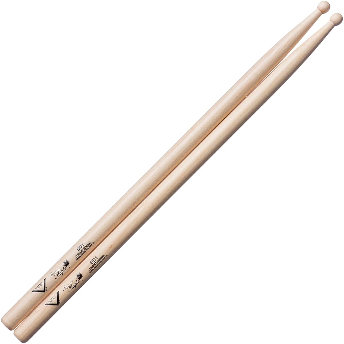 VATER Drumstick SD1 (Concert) VSMCW 1 Dozen Set White