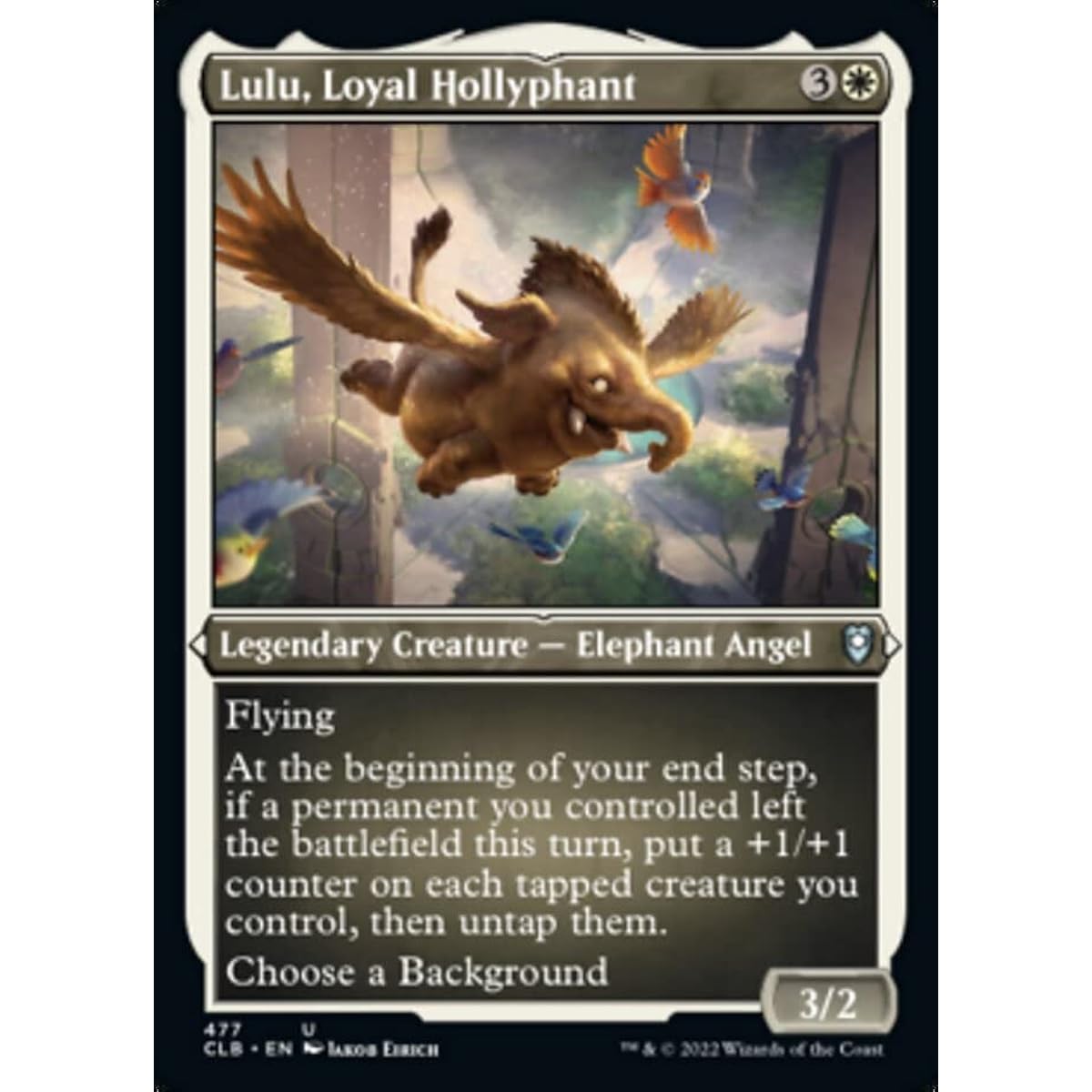 Magic the Gathering - Lulu Faithful Holifan (477) - Etching - Foil - Battle of Baldur's Gate