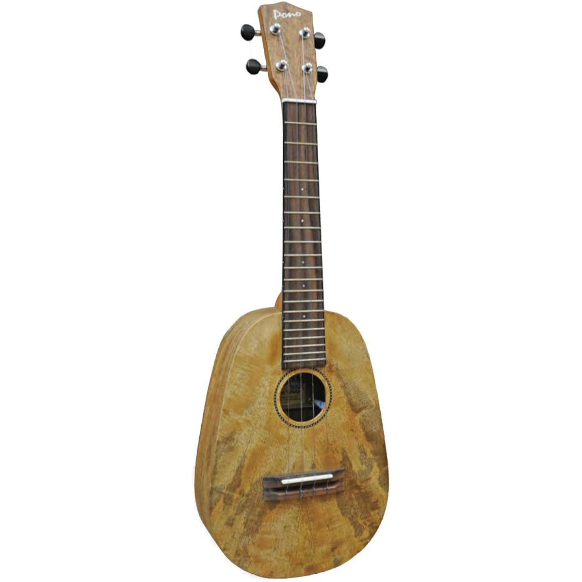 Pono MGCP Concert Pineapple Pineapple-shaped concert ukulele