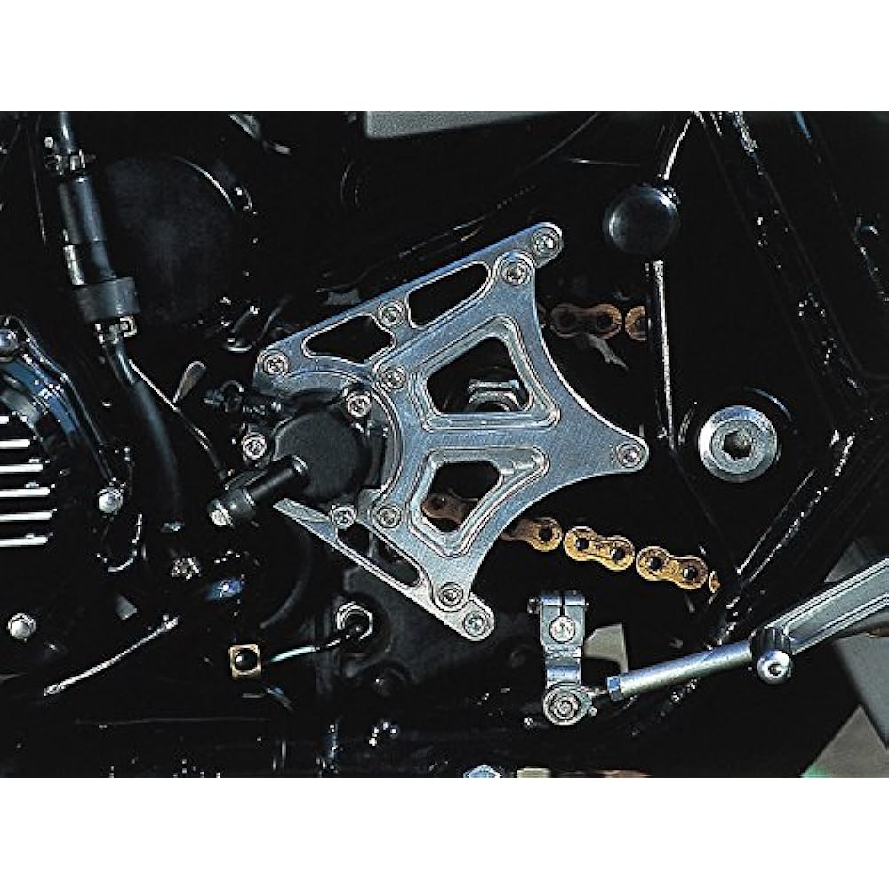 POSH Motorcycle Supplies Sprocket Cover with Clutch Piston Base ZRX1100/II/1200S/R (~'08) Silver 071201-03