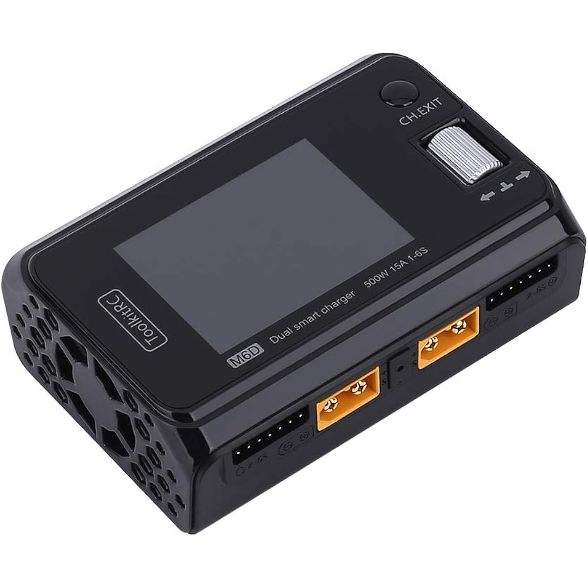 ToolkitRC M6D 500W 15A DC Dual Channel MINI Smart Charger Discharger for 1-6S Lipo Battery FPV Model Spare Parts