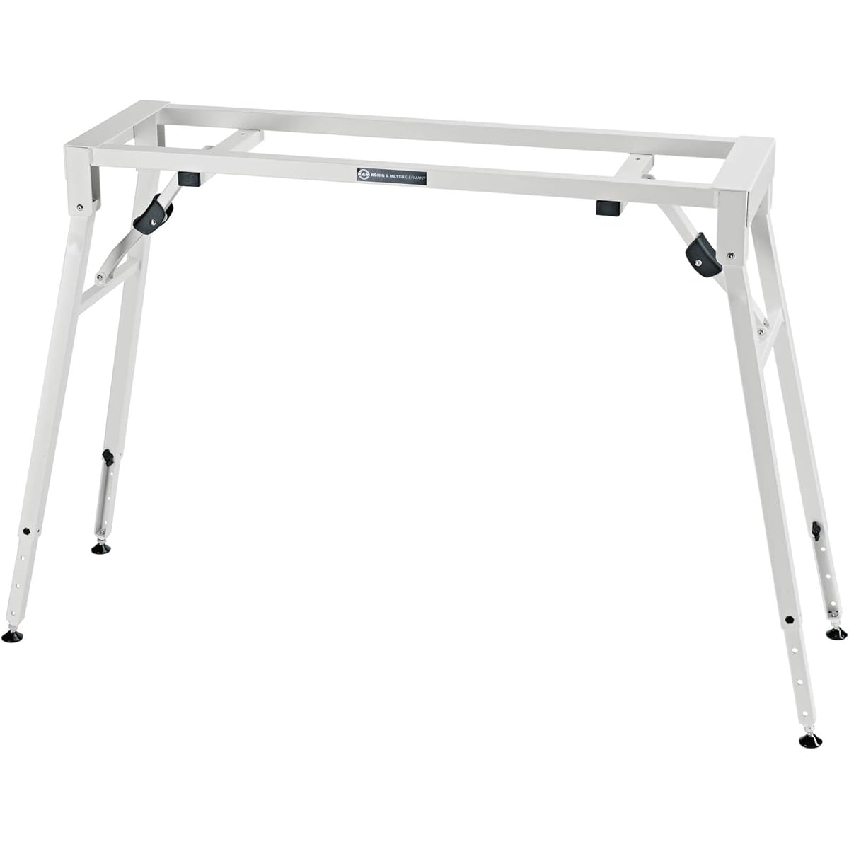 K&M Table-style stage keyboard stand - pure white 18953W