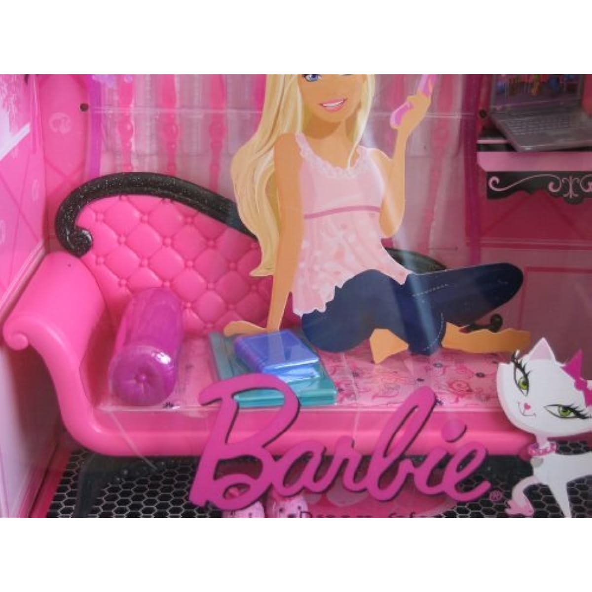 Barbie Pink Dream Sofa & More For Barbie Doll House (2008)