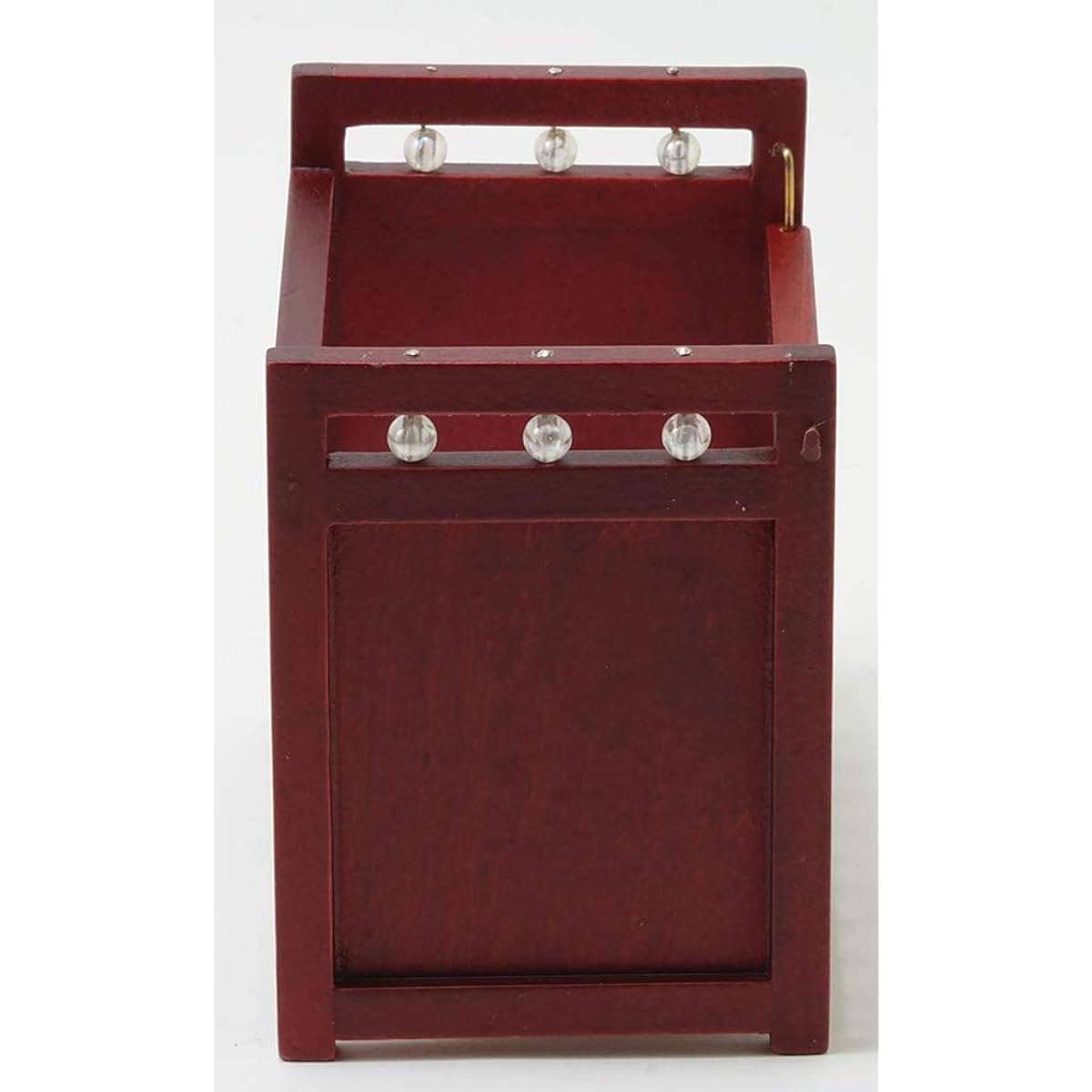 Classics by Handley Dollhouse Miniature Crib Mahogany