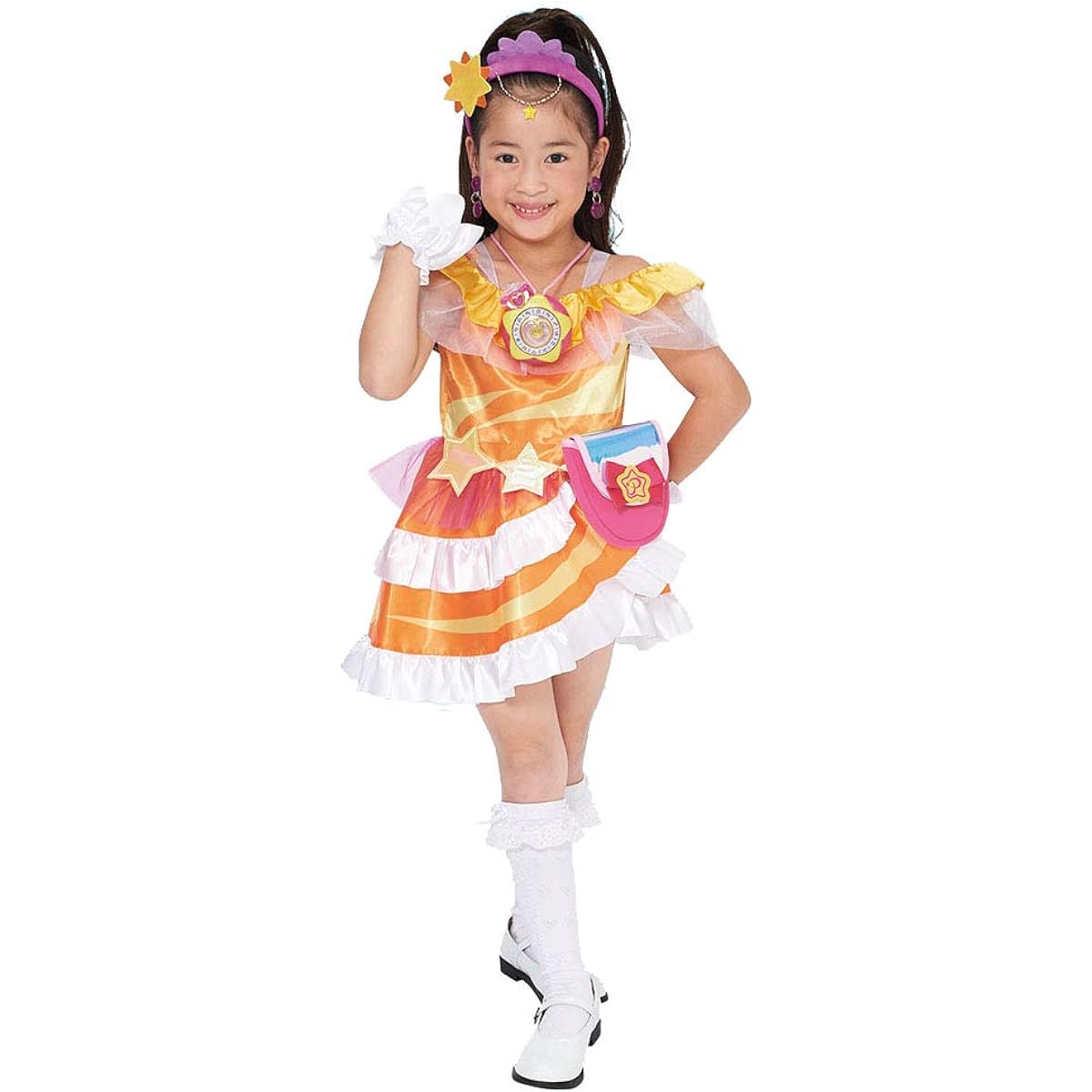 BANDAI Star☆Twinkle PreCure Transformation Pre-Cure Cure Soleil 95cm-115cm