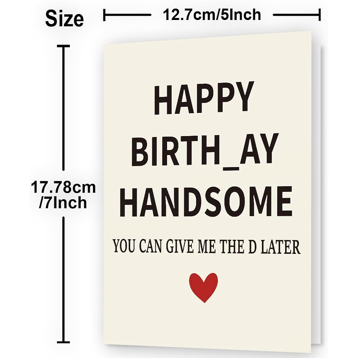 WowBefun Funny Birthday Cards & Gifts for Men, Husband, Boyfriend, Happy Bday Cards