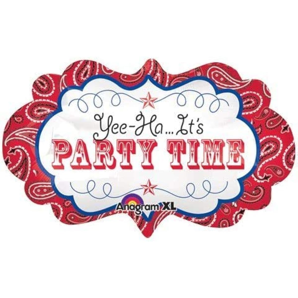 Anagram WESTERN BANDANA MARQUEE Birthday Party Rodeo Balloon Decoration Supplies Horse Cow