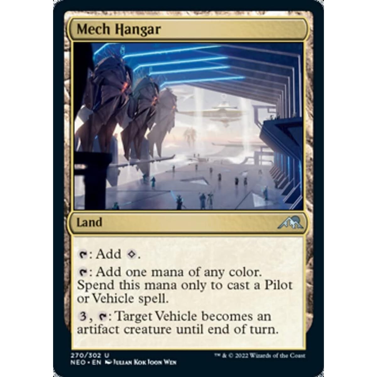 Magic: The Gathering Mech Hangar (270) - Foil - Kamikawa: Neon Dynasty