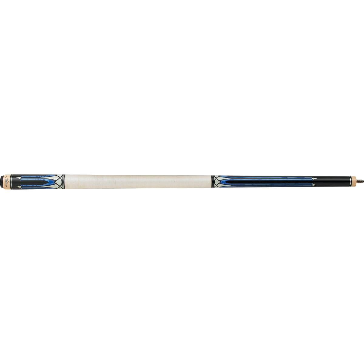 Action Exotic Billiard Pool Cue Stick - Blue White with Wrap