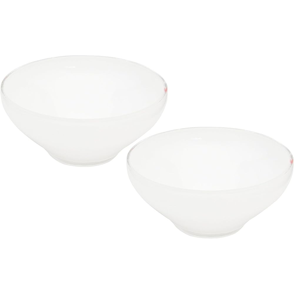 Adelia Tsugaru Vidro Small Bowl Azuki Maximum 11.8 x Height 5.5cm Aya Bowl Set of 2 Made in Japan F-71134