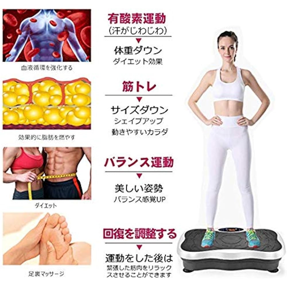 AORTD Latest Bulbul Vibration Machine, 3D Vibration, 5 Program Modes, 99 Vibration Adjustment Levels, Vibration Machine, Health Equipment, Bulbul Machine, Bulbul Machine, Indoor Stomach Bulbul Machine, Postpartum Equipment, Aerobic Exercise, Core Strengt