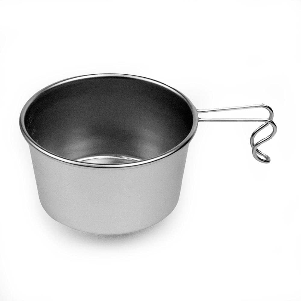 DUCKNOT Sierra Cup Sierra Cup Stainless Steel Open Fire with Scale Deep Type Shallow Type Made in Japan Tsubame Sanjo (FA Logo/600ml)