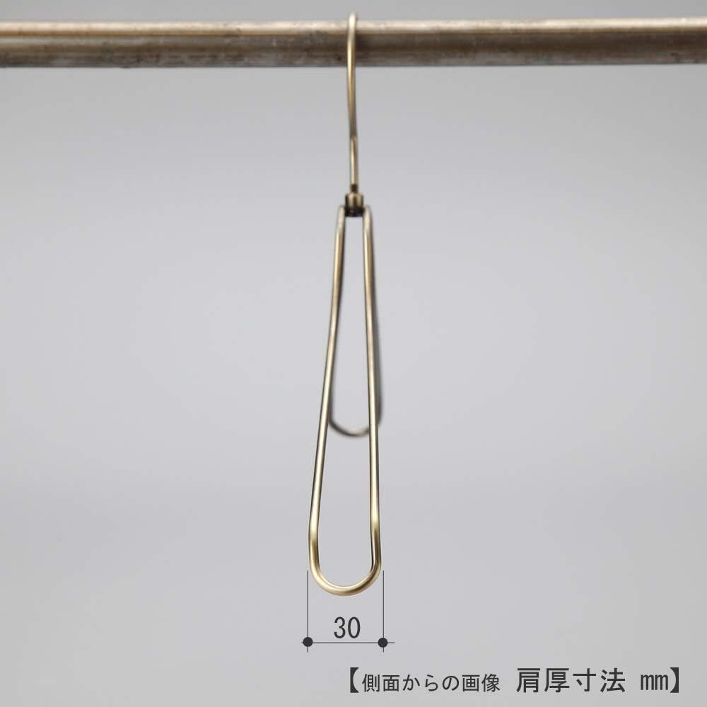 Taya Shirt Hanger for Men's Shirts/TSW-2468BR-BN W420mm No Recess Chrome/10 Pieces