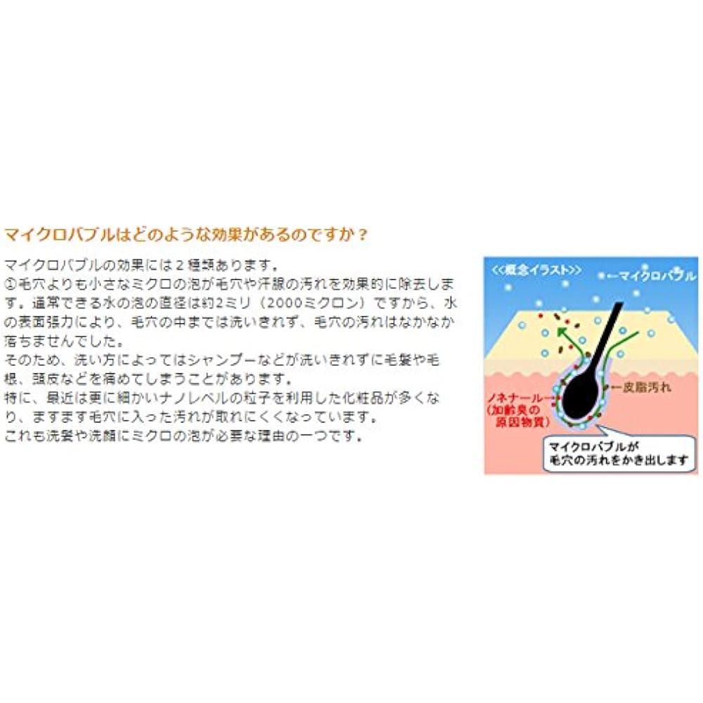 micro-bub Water Saving Micro Nano Bubble Shower Head ShowerAA