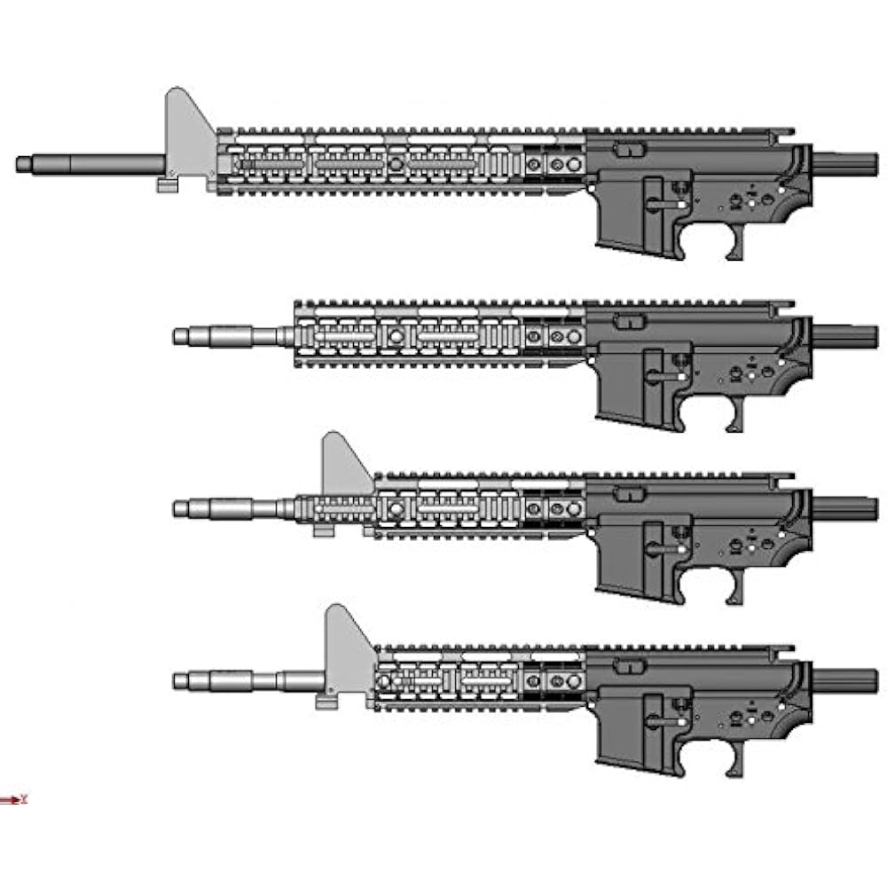Mad Bull Airsoft Noveske Official Free Float Handguard 10" N02-024