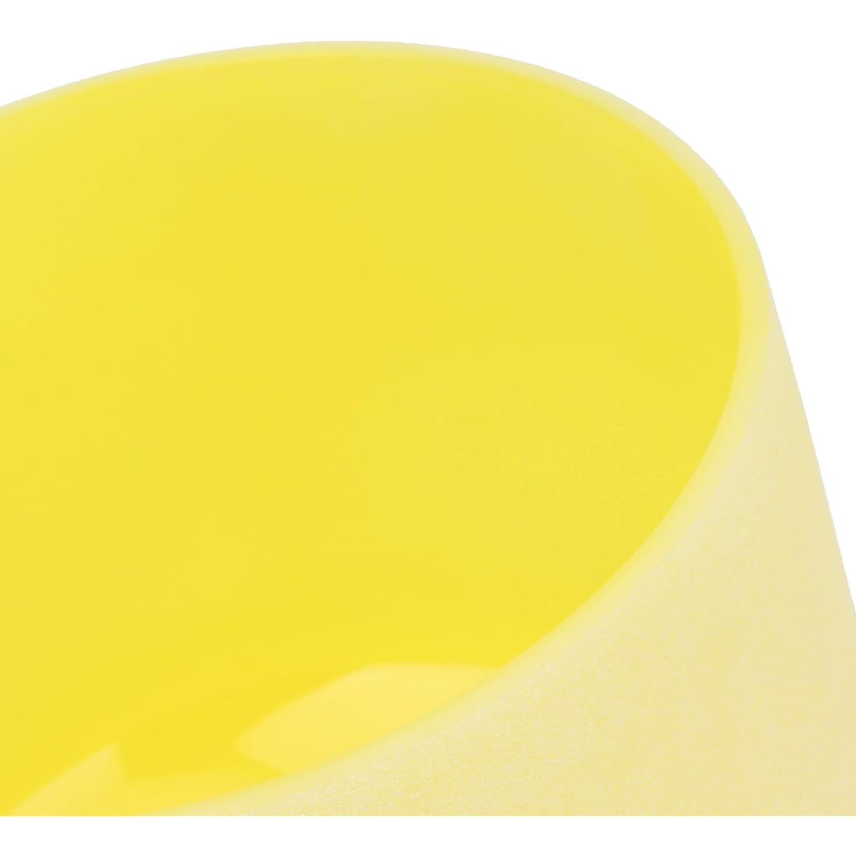 Atyhao Crystal Bowl, Quartz, Meditation, Decoration, Musical Instrument Bowl, Note B Singing Bowl, Healing Tone, Portable, Home (Yellow)