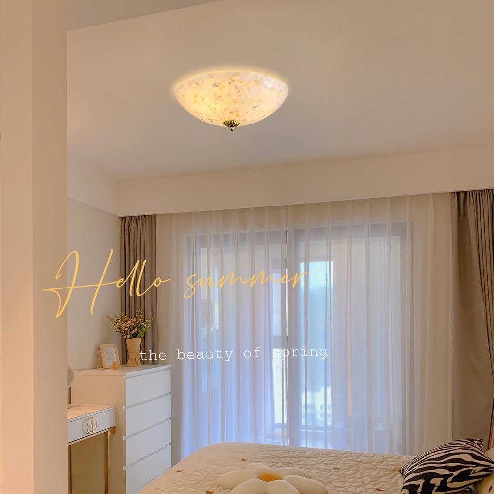Ceiling Light Nordic Shale LED 3 Lights Stylish Ceiling Light Antique Lighting Simple LED Bulb Compatible Cafe Children's Room Kitchen Living Dining Table Bedroom Toilet Classic CEI-SL-01-JP
