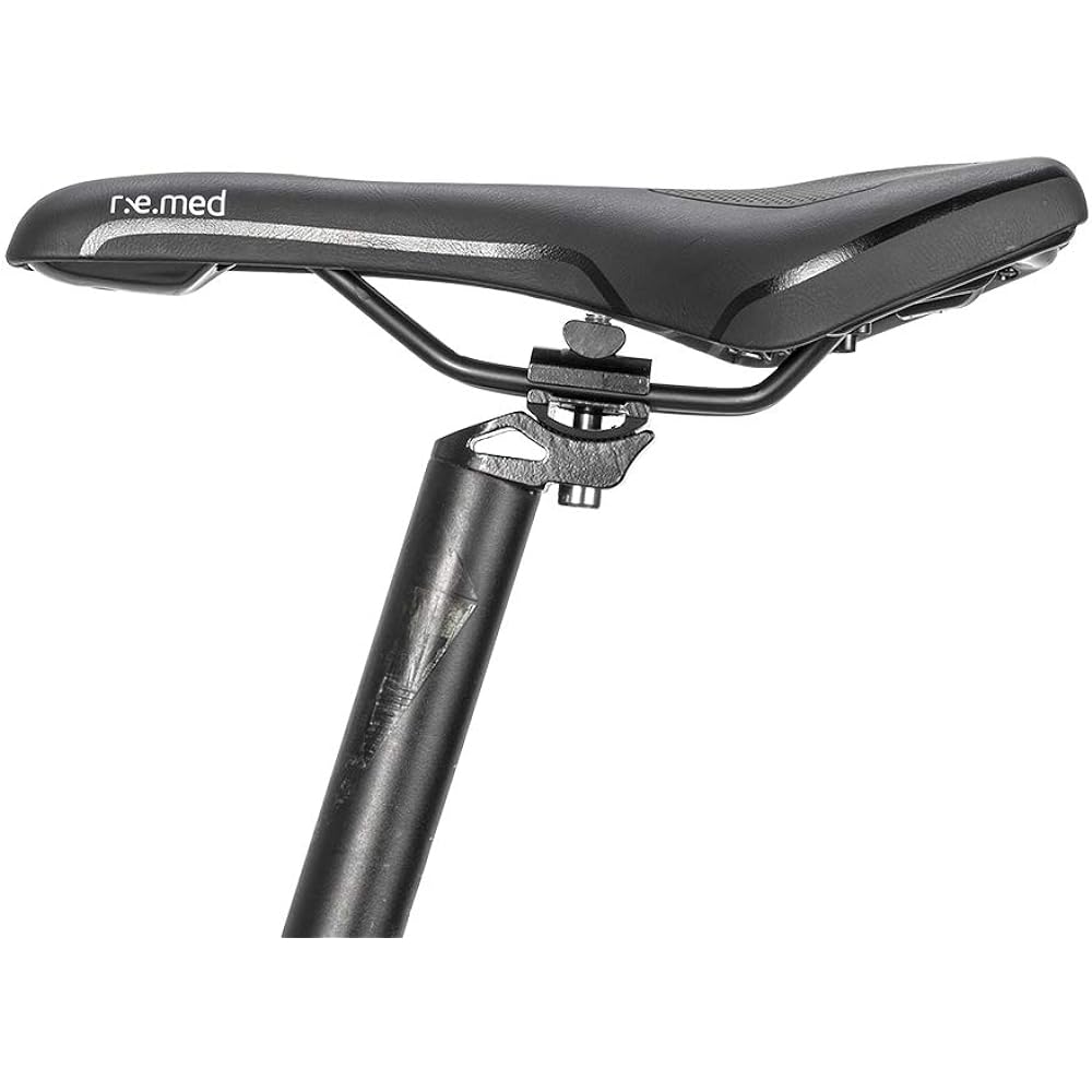 SELLEROYAL Saddle Bicycle Cushion Doesn't Hurt Your Butt Ultra Thick Memory Foam Shock Absorption Perforated Waterproof PU Road Bike Mama's Chari (45° Athletic)