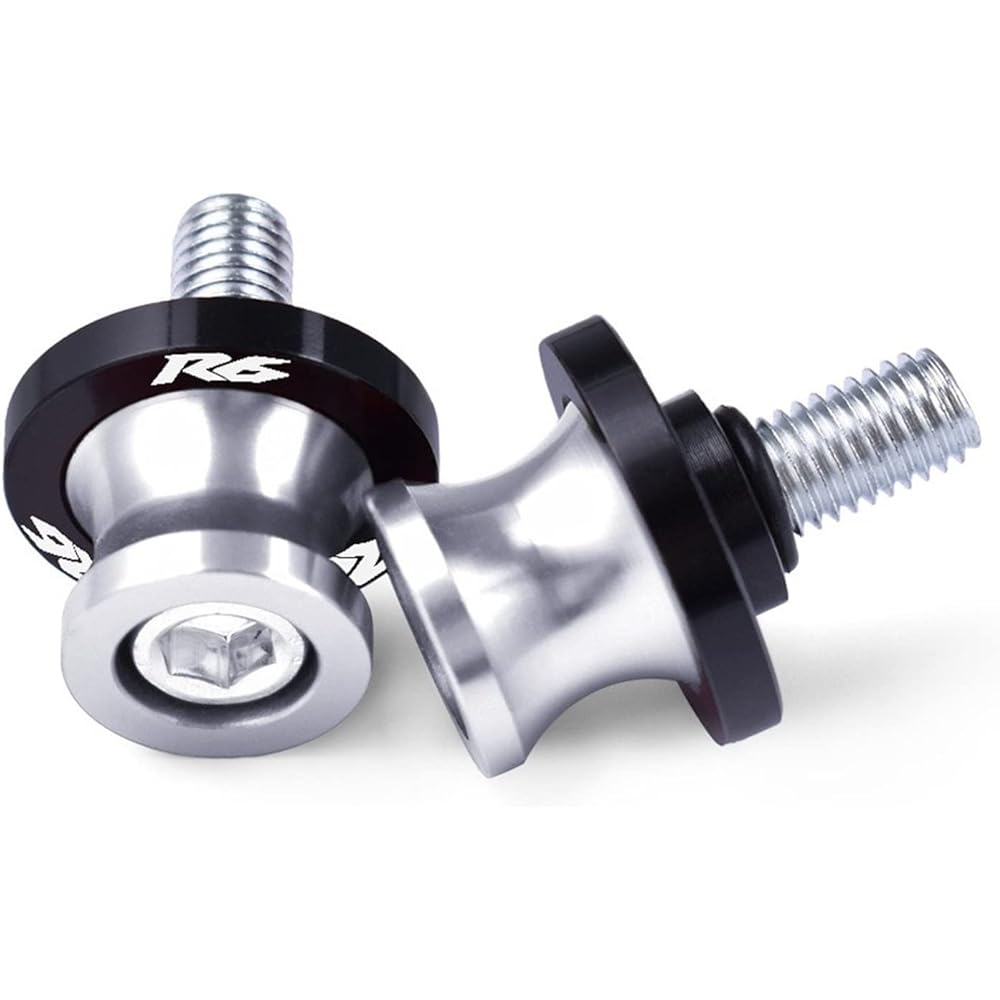 Swingarm Spool Stand Screw Slider R66MM Motorcycle Accessories CNC Aluminum Swingarm Spool Slider Stand Screw For Yamaha YZF-R6 2005-2012 2013 2014 2015 2016 (Color : Blue)