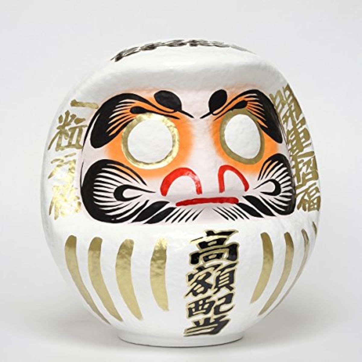 Takasaki Daruma Money Box Daruma No. 5 White