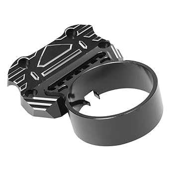 AQIMY Motorcycle Black Instrument Bracket Speedometer Replacement Cover for Harley Sportster XL883 Custom Low 1200 style-3 Black MP-233C