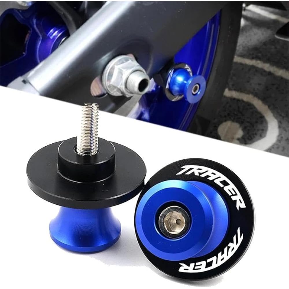 Bike Stand Swing Arm Slider 6mm Motorcycle Accessories Swing Arm Spool Stand Screw Slider Tracer For Tracer 7 9 900 700 GT 9gt 900gt 7gt 700gt MT09 MT07 (Color : M)