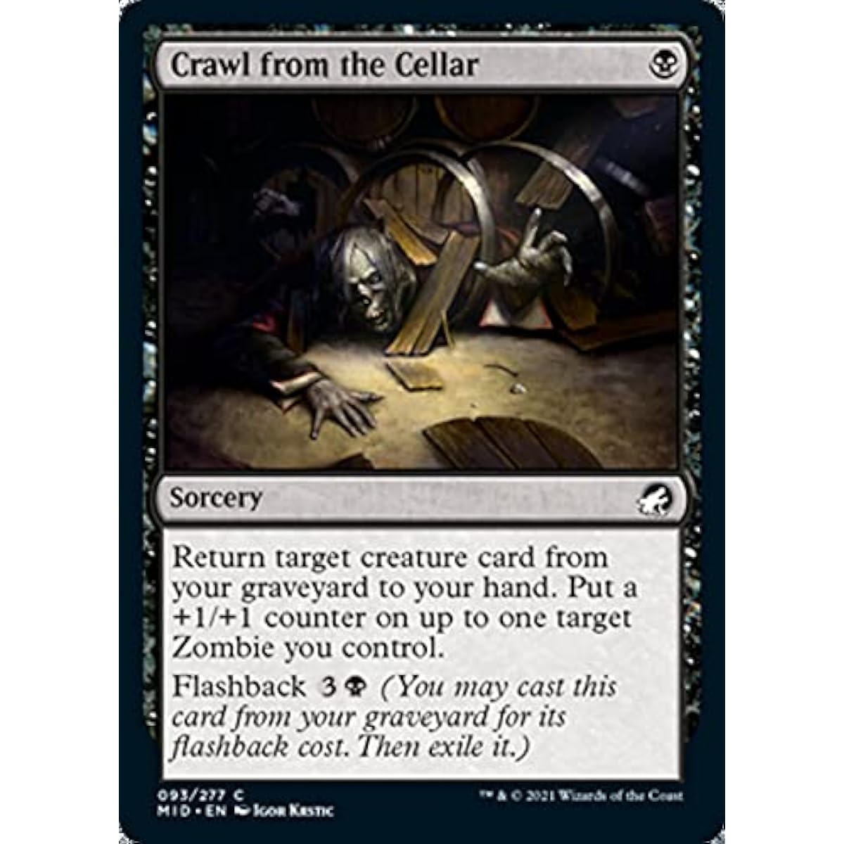 Magic: The Gathering - Crawl from the Cellar (093) - Innistrad: Midnight Hunt