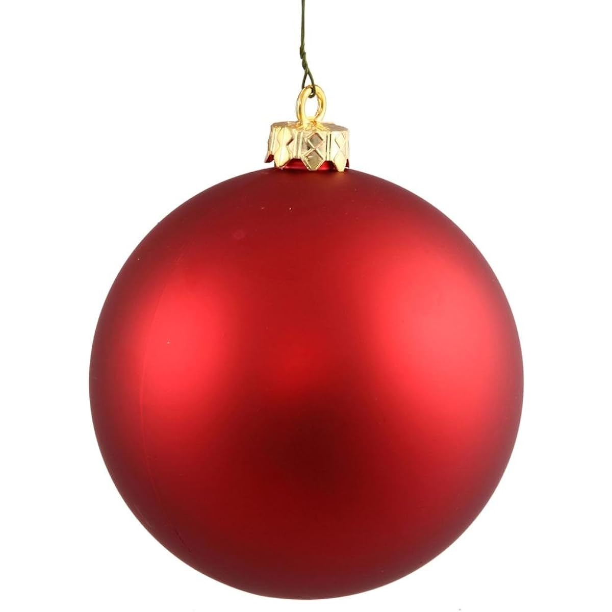 Vickerman 256657 - 3" Red Matte Finish Ball Christmas Tree Ornaments (Pack of 32 (N596803M)