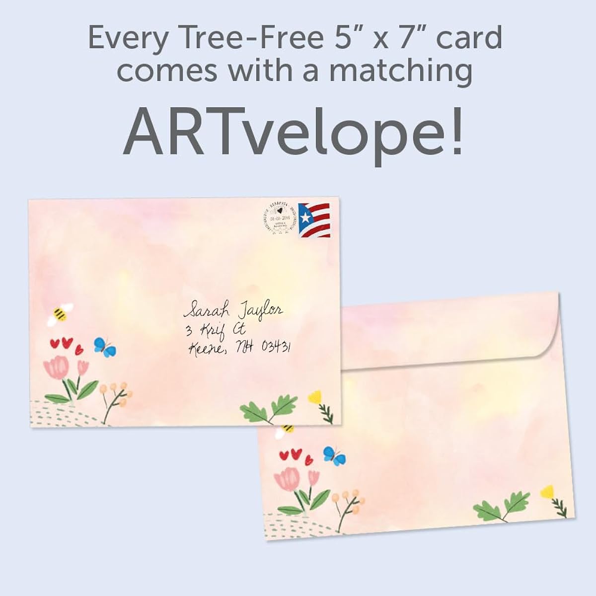 Tree-Free Greetings New House, Housewarming Greeting Card, Eco-Friendly, Made in the USA, 100% Recycled Paper, 5"x7", Mushroom House (GO65208)