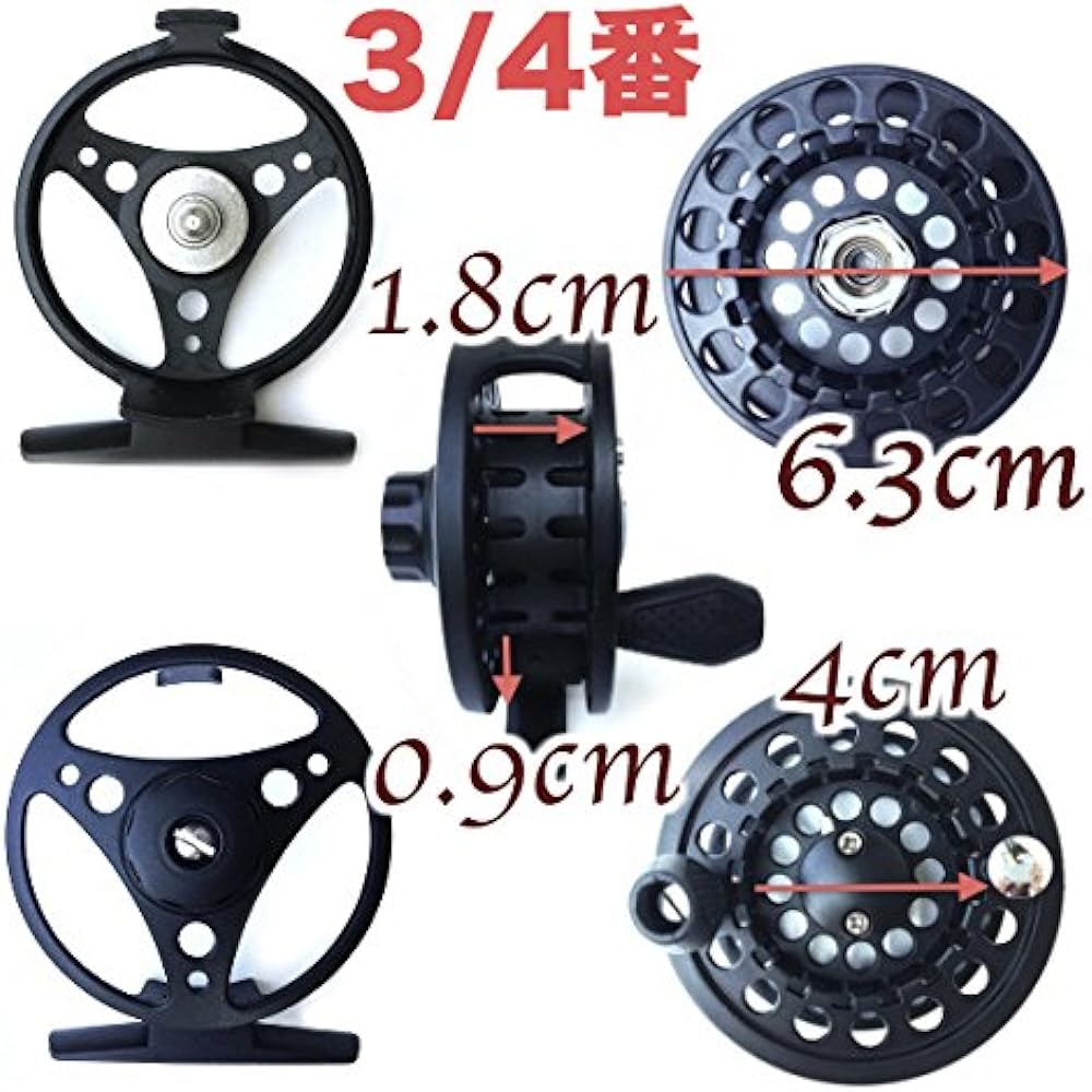Umineko UM-01ALC Fly Reel Large Arbor Aluminum Alloy Beginner Beginner Managed Fishing Spot Model Trout One Touch Spool Change System