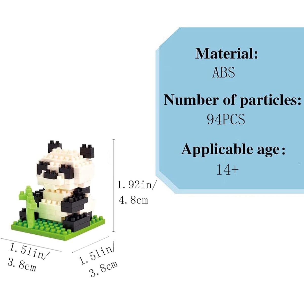 ISeeSee Mini Animal Building Blocks Set Birthday Gift Party Favors Goodie Bags for Kids and Adults, Favors, 12 Pack (1501 Pieces)