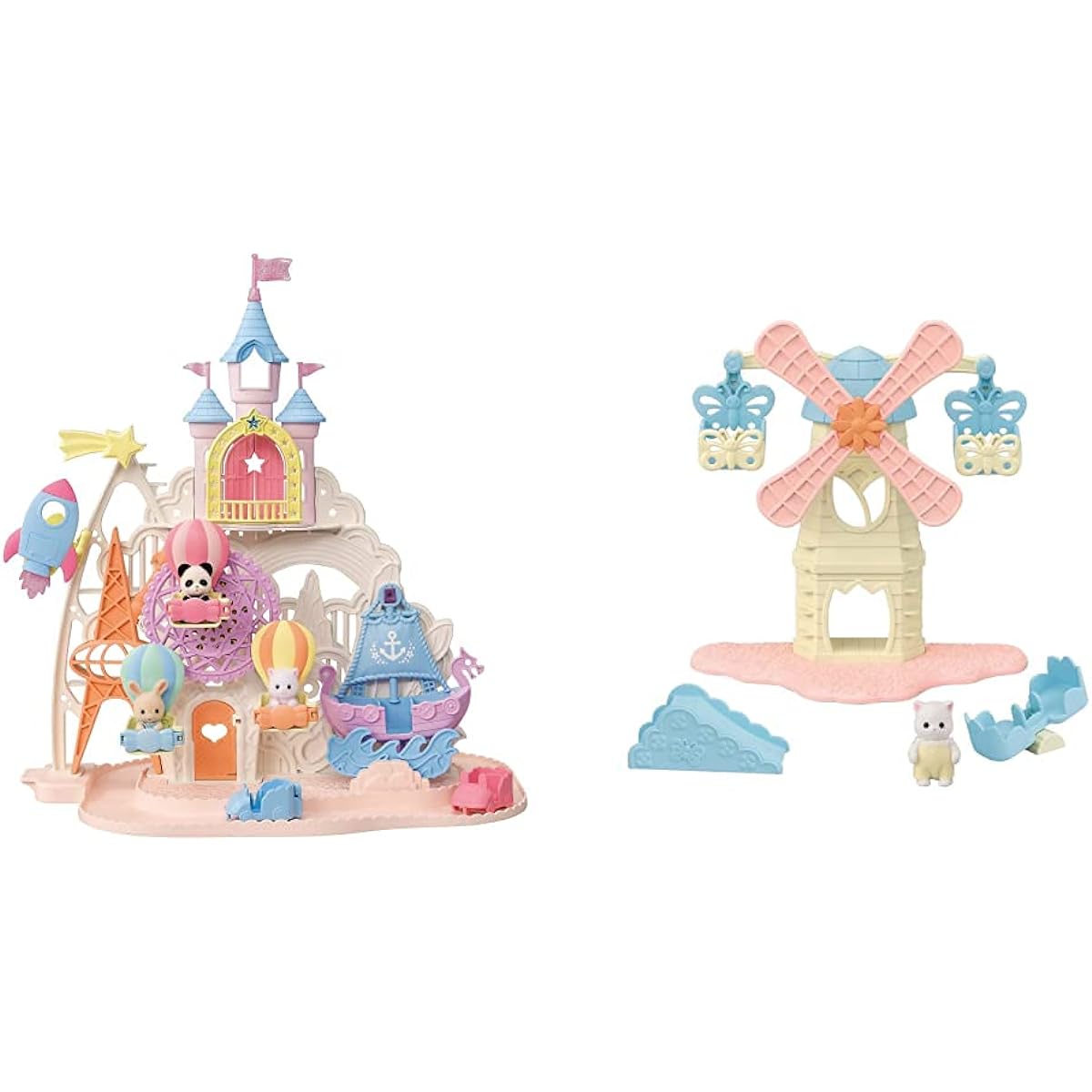 Sylvanian Families Castle Dreamland + Happy Ice Cream Wagon
