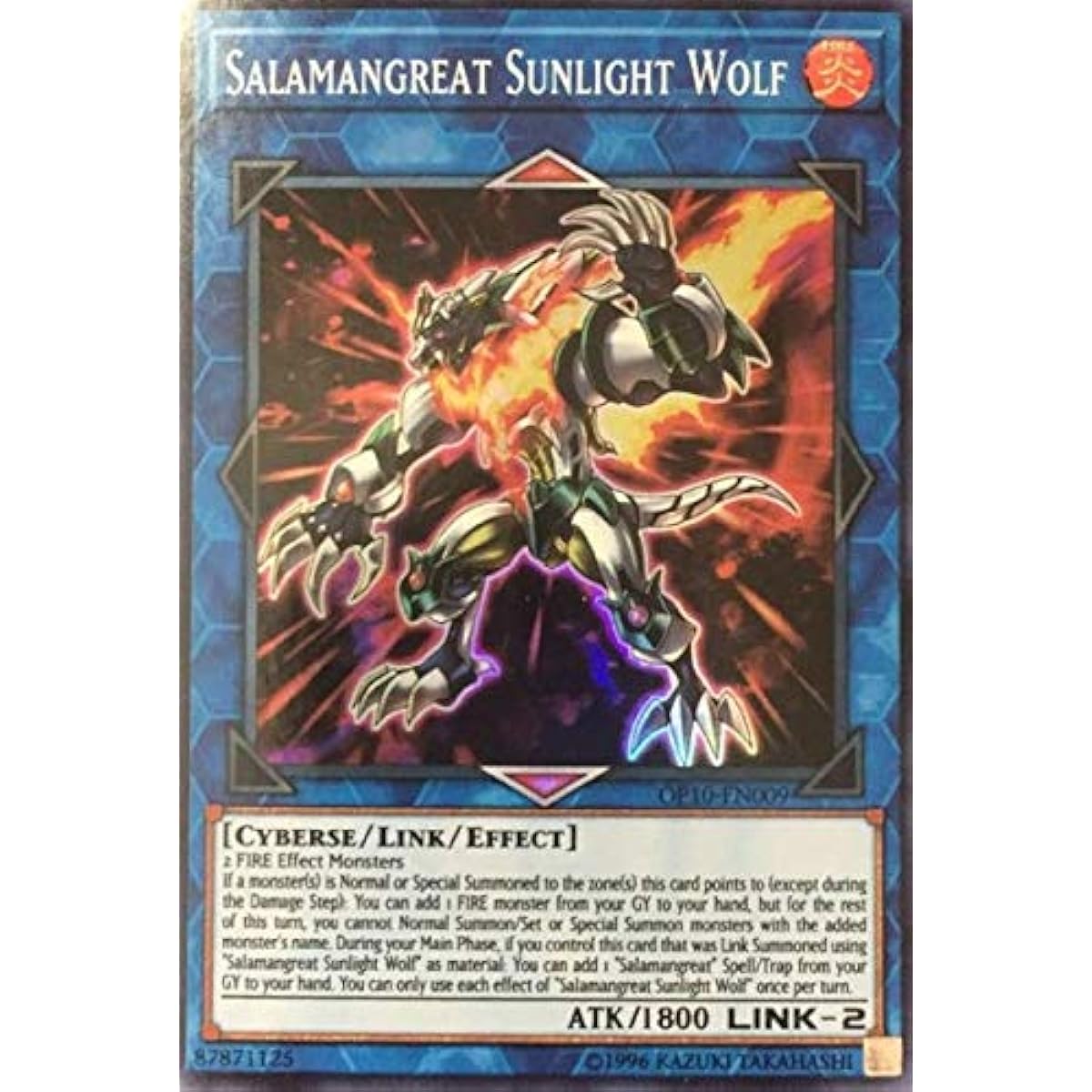 Salamangreat Sunlight Wolf OP10-EN009 Super Rare Unlimited Edition
